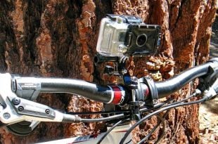 Gopro camera on bike